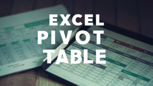 excel pivot tables
