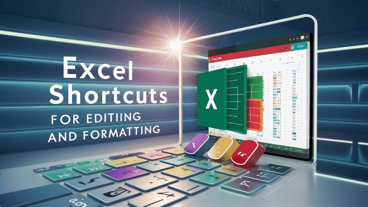 Excel Shortcuts for Editing and Formatting